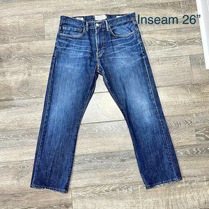 Lucky Brand 32x30 White Oak Cone Denim 121 Heritage Slim Made USA